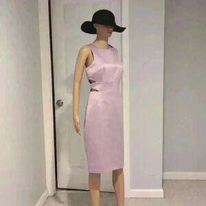 Cynthia Rowley cutout satin dress